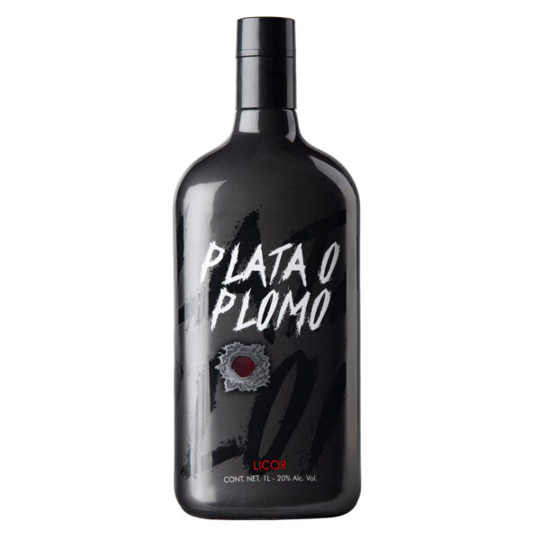 1 litre bottle of Plata o Plomo